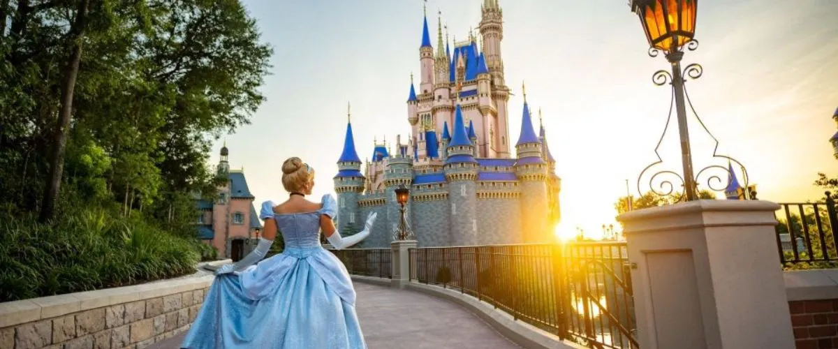 Castillo Disney con fuegos artificiales